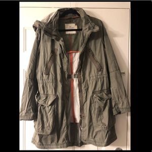 H&M army green cargo jacket